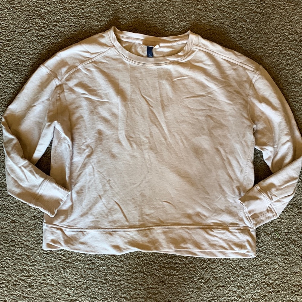 Universal thread tan crew neck sweater